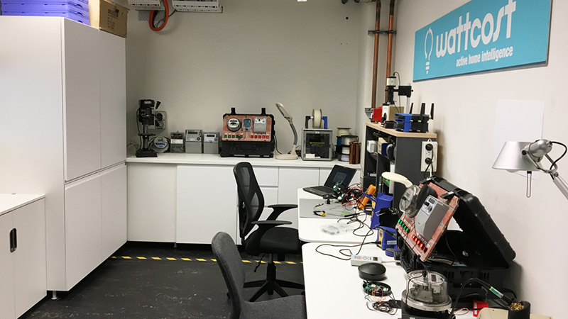 Image caption: Sneak peak into our brand new hardware lab